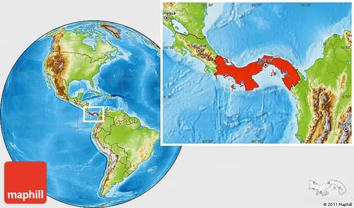 Panama-map