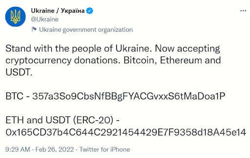Ukraine-Tweet